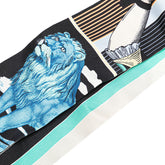 エルメス ツイリー GRAND THEATRE NOUVEAU グラン テアトル ヌーヴォー スカーフ ブラック マルチカラー シルク レディース HERMES 【中古】